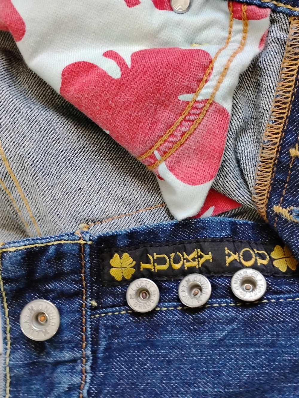 Button Fly Lucky Brand Jeans